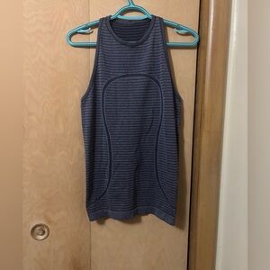 Lululemon Swiftly Tech Run Striped Sleeveless Top
